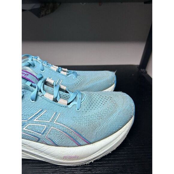 Asics Gel Nimbus 26 Running Shoes Women’s Sz 9 Blue Athletic Trainers - Picture 6 of 15